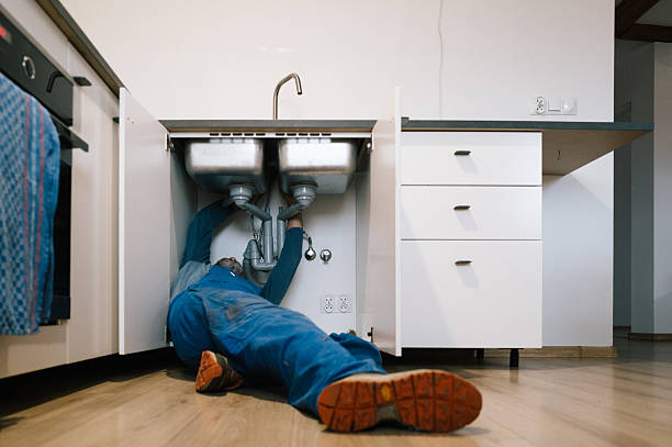 Professional Leak Detection technician working in Plymouth, WI